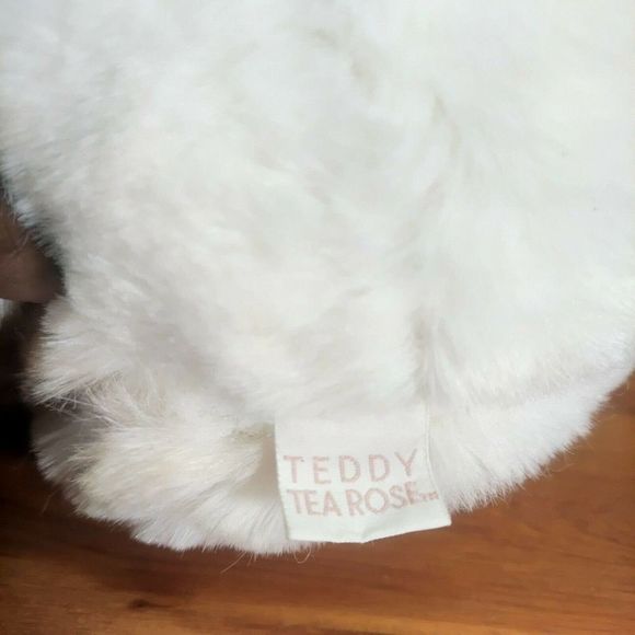 TEDDY TEA ROSE STUFFED PLUSH BEAR Vintage Stuffed Animal Perfumers Workshop - Picture 6 of 7